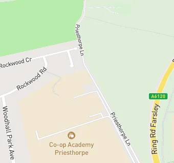 map for Co-op Academy Priesthorpe