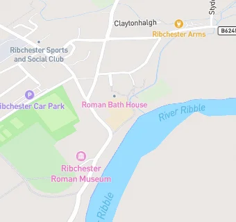 map for Ribchester St Wilfrid's Church of England Voluntary Aided Primary School