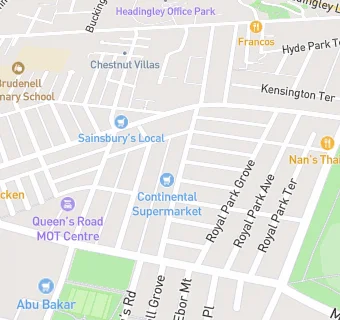 map for East Village