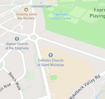 map for St Nicholas Catholic Primary School