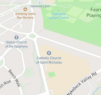 map for Catering Leeds  (St Nicholas Catholic Primary)