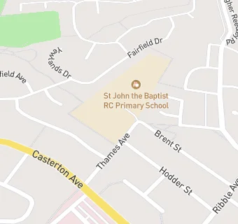 map for Burnley Casterton Primary School