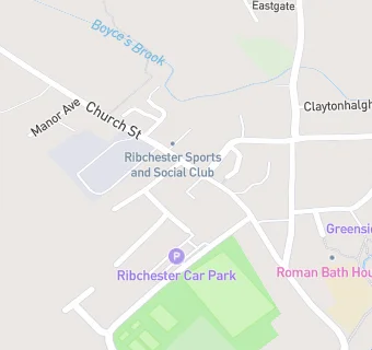 map for Ribchester Sports & Social Clu