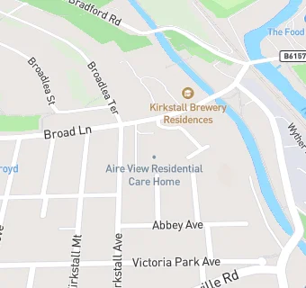 map for Aire View Care Home