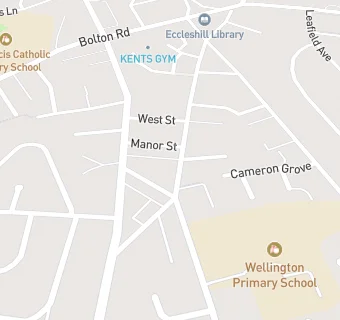 map for Carlton Supported Living