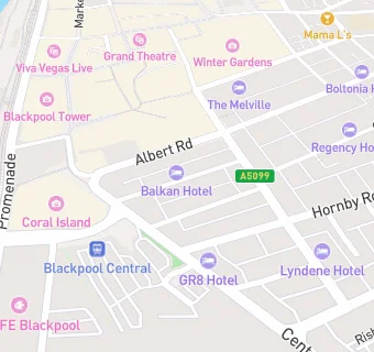 map for Kirkstall Hotel