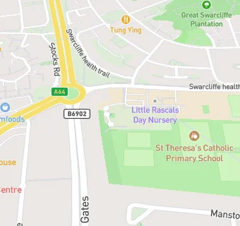 map for St Theresa's Before And After School Club