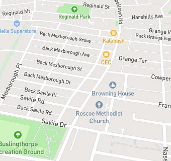 map for CC Continental Supermarket (Chapeltown)