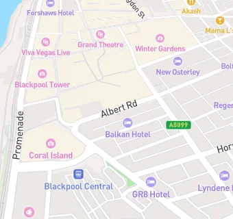 map for Central Hotel