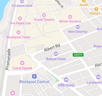 map for Myrtle hotel