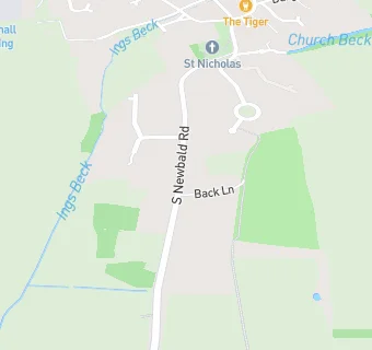 map for ST. NICHOLAS CHURCH NEWBALD