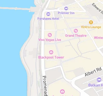 map for The Blackpool Tower