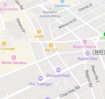 map for Adelaide Street Family Practice