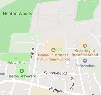 map for Heaton St Barnabas' CofE Aided Primary School