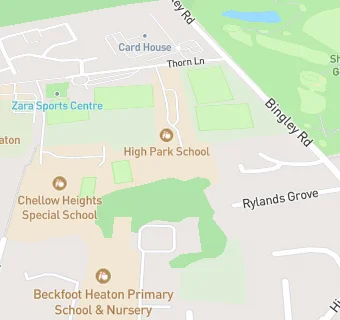 map for High Park School