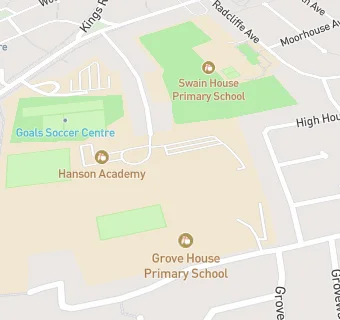 map for Hanson School