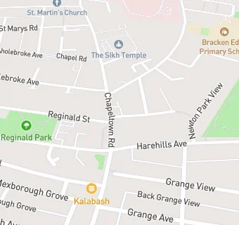 map for Chapeltown Minimarket