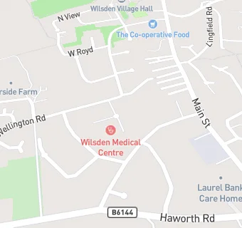 map for Wilsden Medical Centre