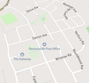 map for Ravenscliffe First School