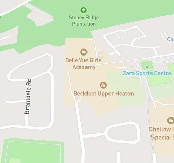 map for FM Catering Services at Beckfoot Upper Heaton School