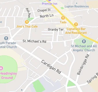 map for St Michaels Luncheon Club