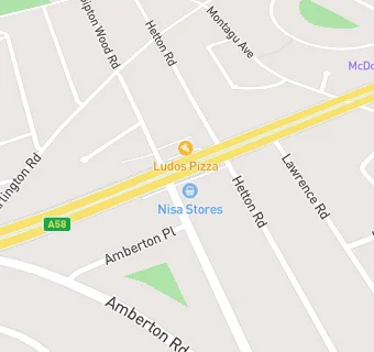 map for Nisa Stores