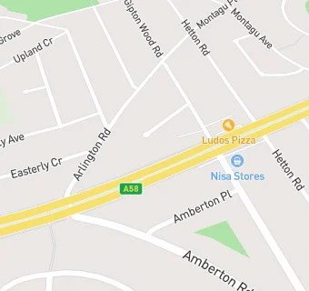 map for Easterly Road Off Licence