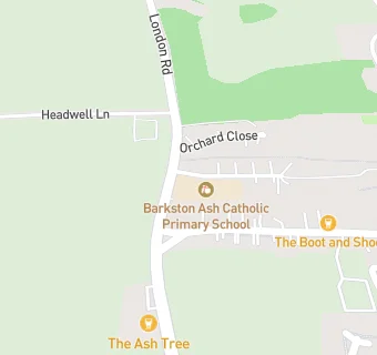 map for Barkston Ash Catholic Primary School