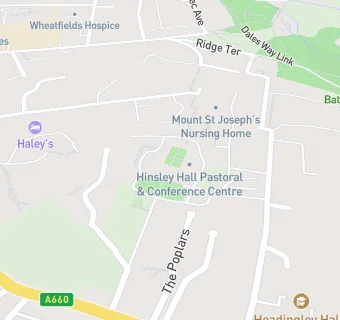 map for Hinsley Hall