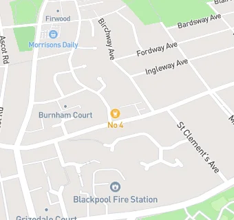 map for No 4 Pub