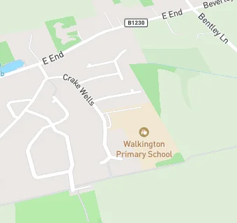 map for Walkington Primary School