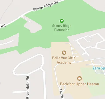 map for Belle Vue Girls Academy