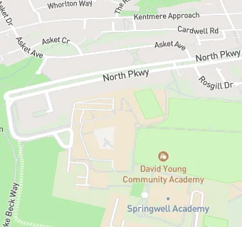 map for David Young Community Academy