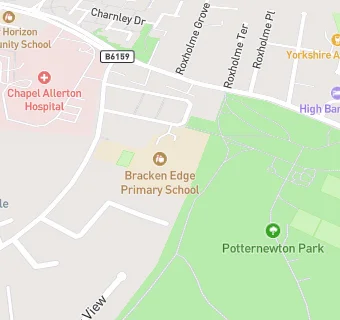 map for Bracken Edge Primary School