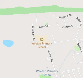 map for Weeton Primary School