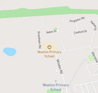 map for Weeton Primary School