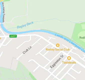 map for Rodley Village Primary School