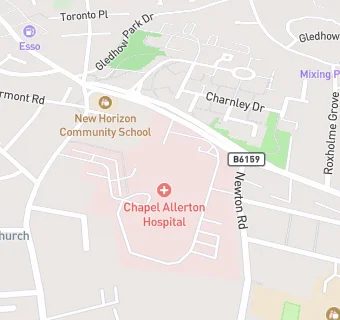 map for Chapel Allerton Hospital