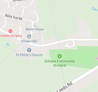 map for St Phillips Church Community Cafe