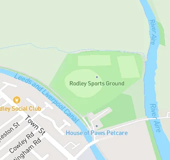 map for Rodley Cricket Club