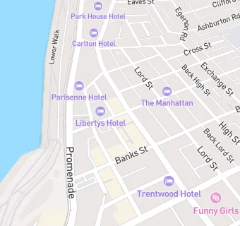 map for Chaps Hotel