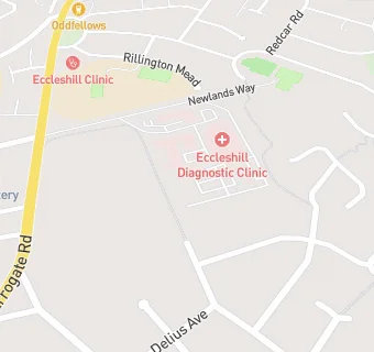 map for Eccleshill Community Hospital