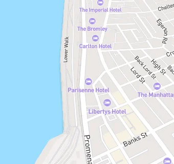 map for St James Hotel