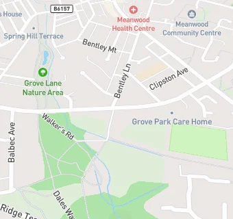 map for Grove Park Residential Care Home