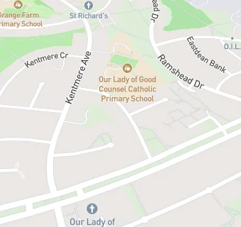 map for Catering Leeds  (Our Lady Of Good Council Primary)