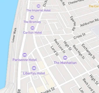 map for Astor Hotel