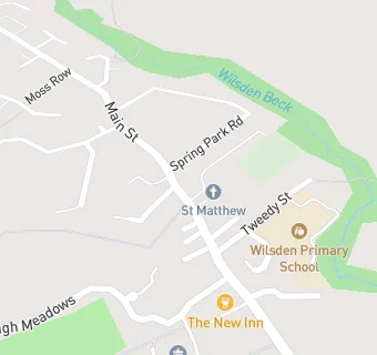 map for St Matthews Church