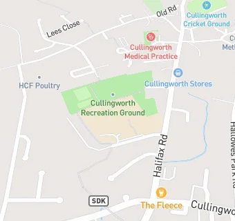 map for FM Catering Services at Culllingworth Village Primary School