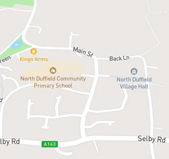 map for North Duffield