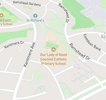 map for Our Lady of Good Counsel Catholic Primary School